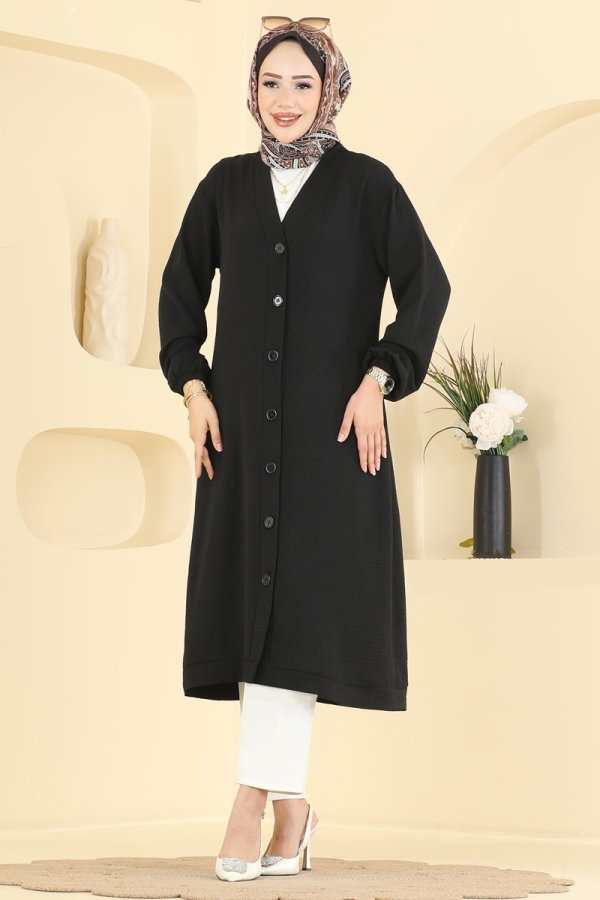 Modaselvim معطف/كاب كاب أسود 5044MP806