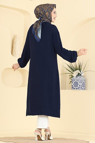 moda selvim كاب كحلي غامق 5044MP806 - Thumbnail