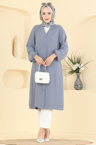 M.P. - Overcoat 5044MP806 Gray