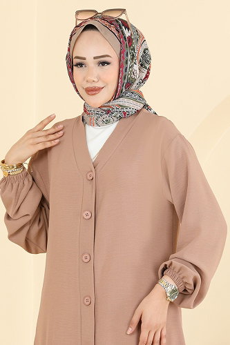 moda selvim Overcoat 5044MP806 Vision - Thumbnail