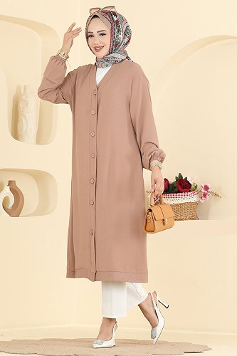 moda selvim كاب بيج 5044MP806 - Thumbnail