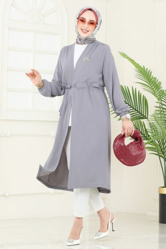 U.Z. - Overcoat 5097UZ662 Gray