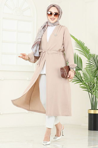 moda selvim Overcoat 5097UZ662 Vision - Thumbnail