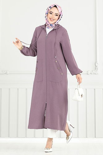 moda selvim كاب ليلكي غامق 5318NFC915-M - Thumbnail