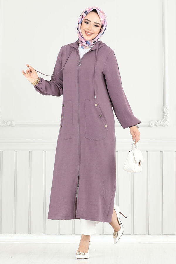 Modaselvim خصم صافٍ20%+20% في سلة التسوق كاب ليلكي غامق 5318NFC915-M