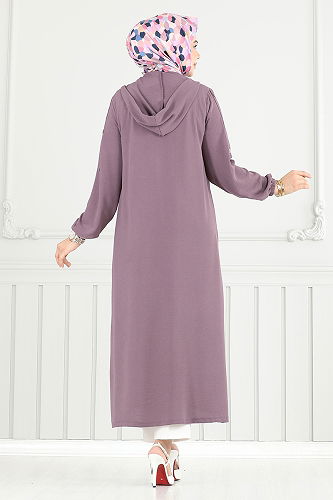 moda selvim كاب ليلكي غامق 5318NFC915-M - Thumbnail