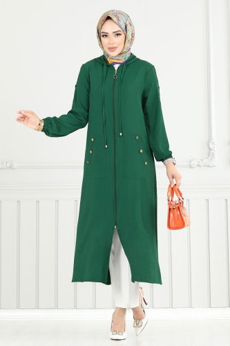MRV N.F.C. - Overcoat 5318NFC915-M Emerald