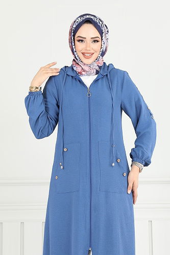 moda selvim كاب ازرق 5318NFC915-M - Thumbnail