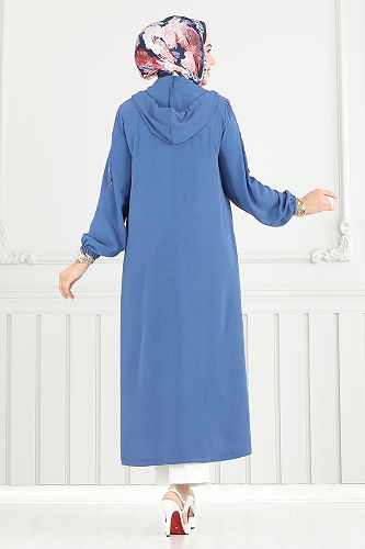 moda selvim كاب ازرق 5318NFC915-M - Thumbnail