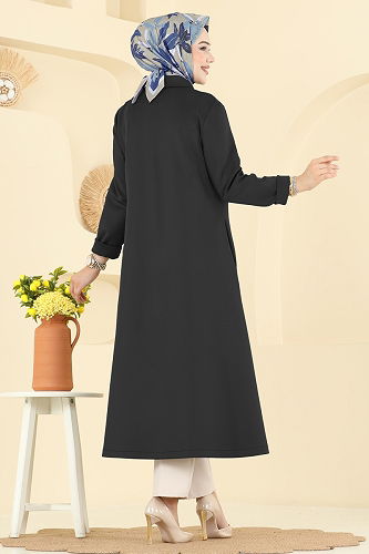 moda selvim كاب أسود 5620EDF311 - Thumbnail