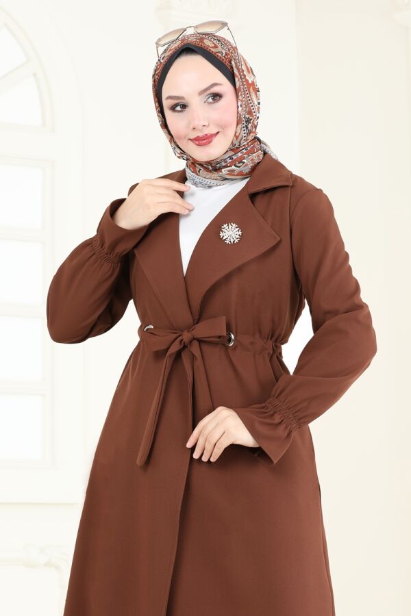 Overcoat 5653EDF311 Brown - 4