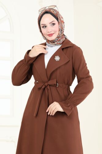 moda selvim كاب بني 5653EDF311 - Thumbnail