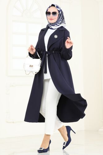 Overcoat 5653EDF311 Navy Blue 