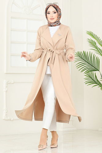 moda selvim Overcoat 5669EDF311 Vision - Thumbnail