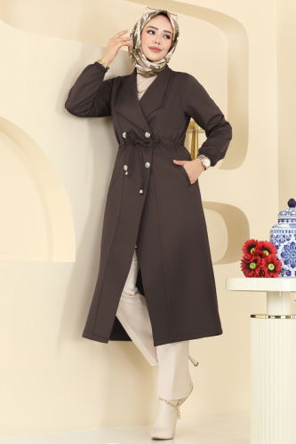 E.D.F. - Overcoat 5721EDF311 Brown