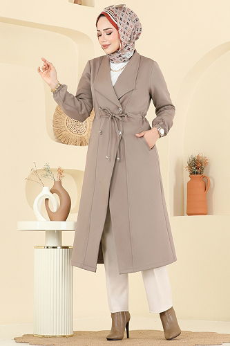 moda selvim Overcoat 5721EDF311 Dark Vision - Thumbnail