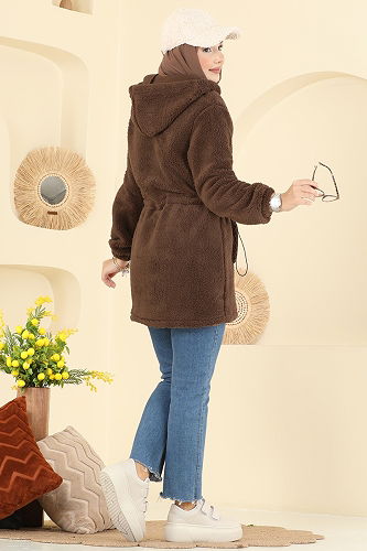 moda selvim كاب بني 6039TEG847 - Thumbnail