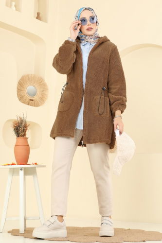T.E.G. - Overcoat 6039TEG847 Tan
