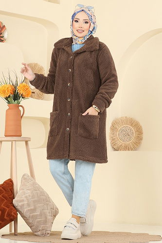 moda selvim كاب بني 6053TEG847 - Thumbnail