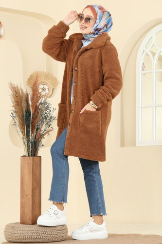T.E.G. - Overcoat 6053TEG847 Tan