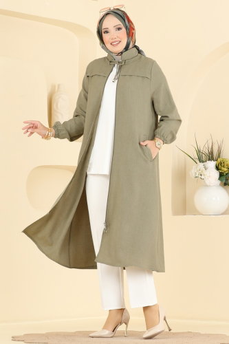 M.P. - Overcoat 6065MP806 Almond Green