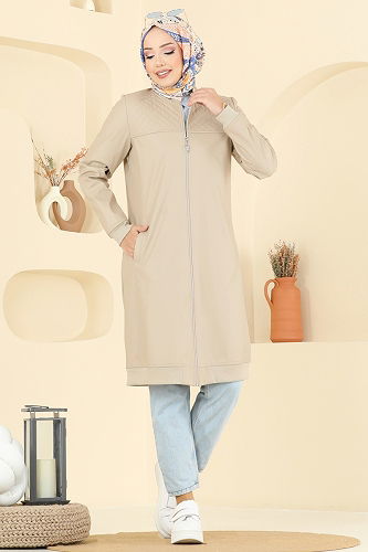 moda selvim كاب بيج 6105S324 - Thumbnail