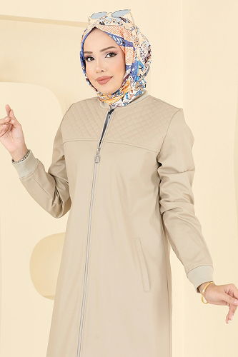 moda selvim كاب بيج 6105S324 - Thumbnail