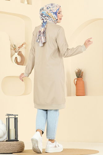 moda selvim كاب بيج 6105S324 - Thumbnail