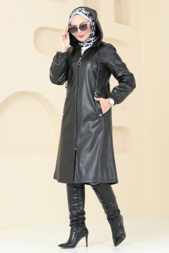 S.V.L. - Overcoat 6180S324 Black