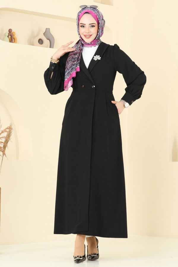 Modaselvim معطف/كاب كاب أسود 6214BSK463