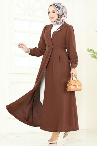 moda selvim كاب بني 6214BSK463 - Thumbnail