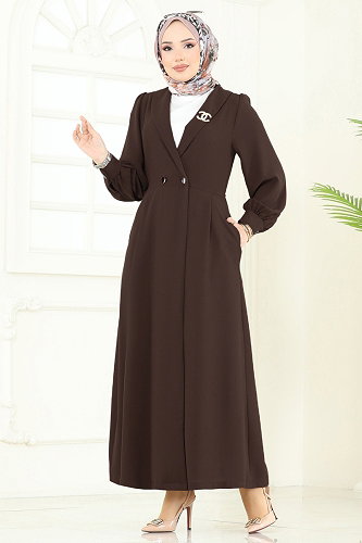 moda selvim كاب بني 6214BSK463 - Thumbnail