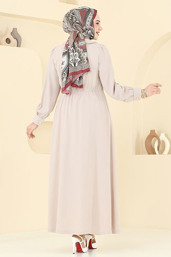 moda selvim كاب بيج 6214BSK463 - Thumbnail