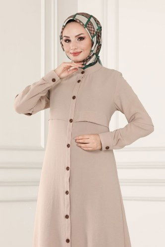 moda selvim Overcoat 6532S324 Vision - Thumbnail