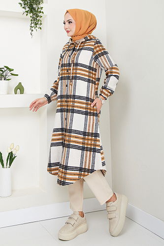 moda selvim Overcoat 6910S982-M Vision - Thumbnail