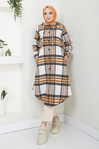 moda selvim Overcoat 6910S982-M Vision - Thumbnail