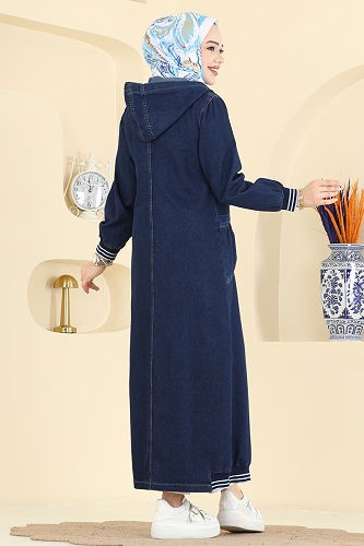 moda selvim كاب جينز غامق 7603ORG1169 - Thumbnail