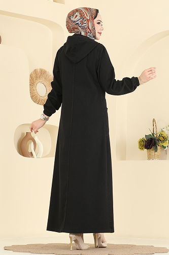 moda selvim كاب أسود 7903ORG1169 - Thumbnail