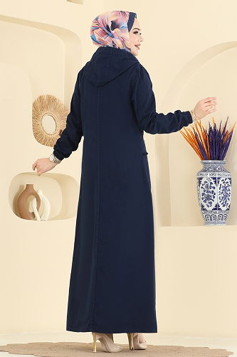 moda selvim كاب كحلي 7903ORG1169 - Thumbnail