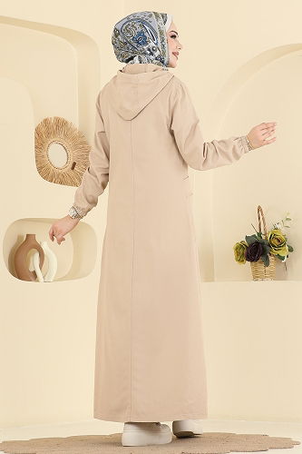 moda selvim كاب بيج 7903ORG1169 - Thumbnail