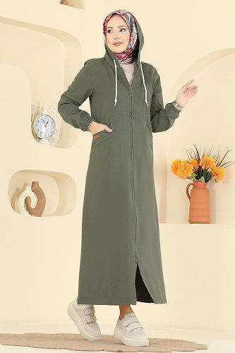 moda selvim كاب اخضر عفني 7917ORG1169 - Thumbnail