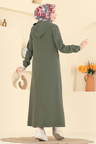 moda selvim كاب اخضر عفني 7917ORG1169 - Thumbnail