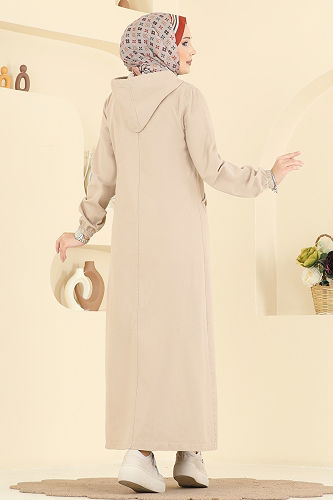 moda selvim Overcoat 7917ORG1169 Vision - Thumbnail