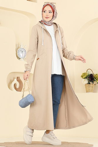 moda selvim كاب بيج 7917ORG1169 - Thumbnail