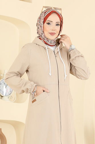 moda selvim كاب بيج 7917ORG1169 - Thumbnail