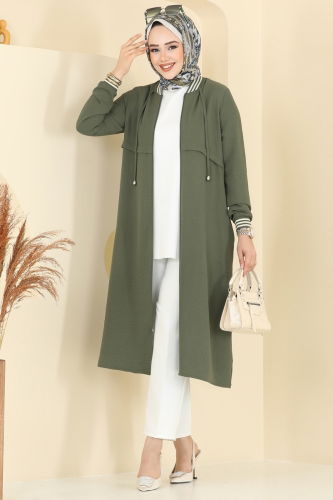 B.M.R. - Overcoat 8003BM387 Khaki