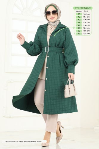 T.R.T. - Overcoat 8012TRT545 Emerald