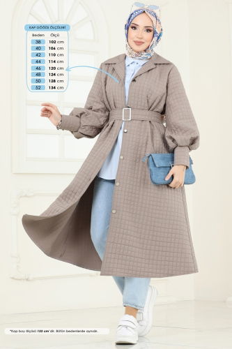 moda selvim Overcoat 8012TRT545 Vision - Thumbnail