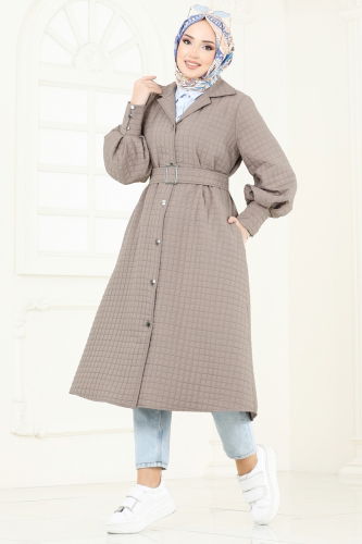 moda selvim Overcoat 8012TRT545 Vision - Thumbnail