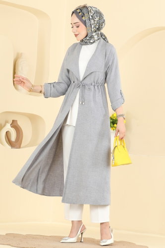M.P. - Overcoat 8030MP806 Gray